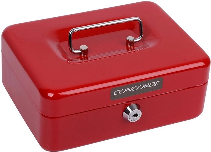 Метална касичка Concorde 22 червена