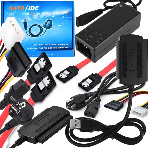Универсален USB адаптер за SATA и IDE дискове Renew Force
