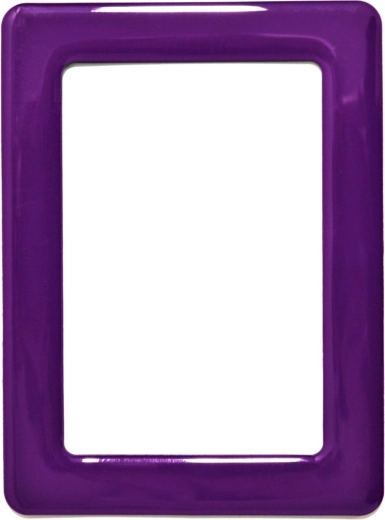Magnetic self-adhesive frame purple color 12.3x8.1cm