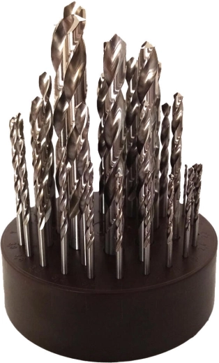 Round plastic drill bit stand 1–11 mm