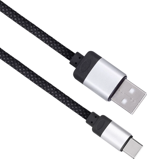 Solight магнитен кабел USB-A към USB-C, 1 м