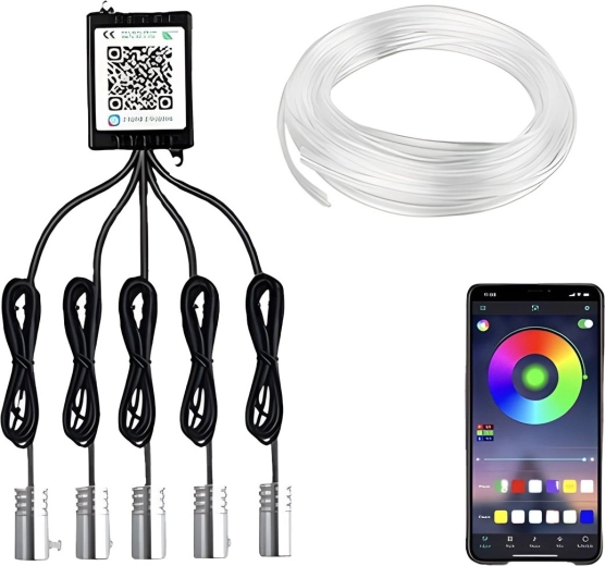 Амбиентно LED RGB осветление за интериора на автомобил RENEW FORCE