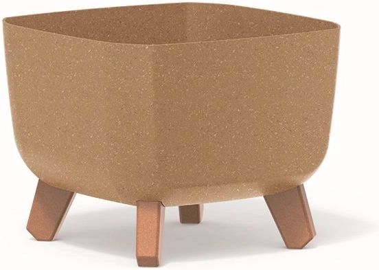 Gracia Square Eco Wood Planter 24 × 24 cm naturo