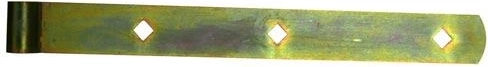 Straight gate hinge 300 mm yellow zinc SEDLÁK