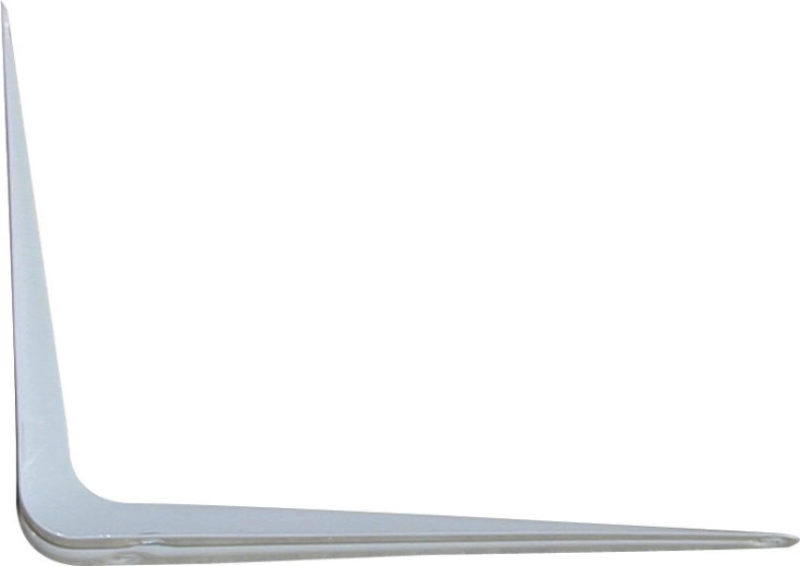 Shelf brackets 125 × 100 mm, white (2 pcs)