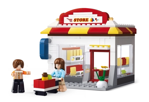 Sluban Town Business street M38-B0571 Магазин
