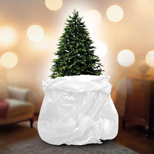 Christmas tree bag made of foil 119 × 244 cm