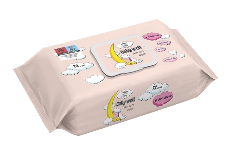 Well Done Baby Well Sensitive Moist Wipes 72 pcs