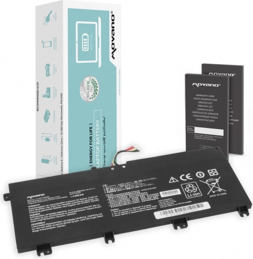 Movano B41N1711 Battery for Asus ROG Strix GL703VD, GL503VM, GL503VD and FX503VM