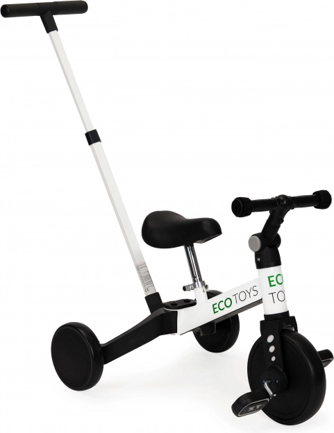 Детска триколка с водеща дръжка 2 в 1 ECO TOYS