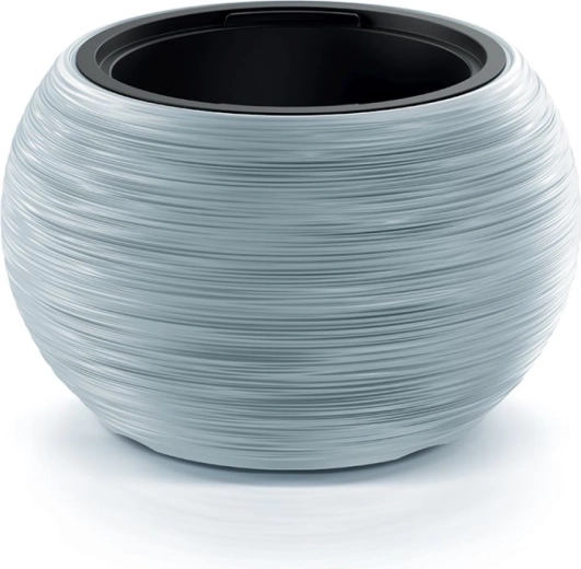 Furu Bowl Planter with Insert 37.8 cm – Light Grey