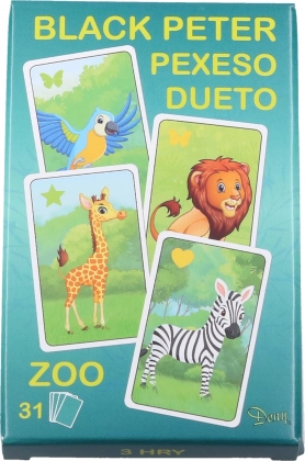 Карти Черен Петър Zoo – класическа семейна игра