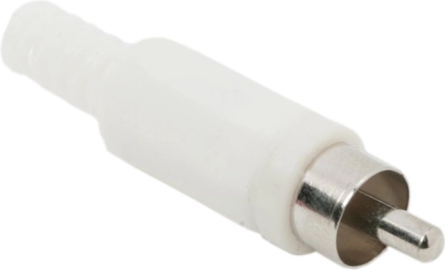 RCA plug with strain relief