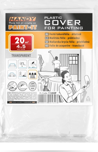 Extra-strong LDPE paint protection film 4 × 5 m