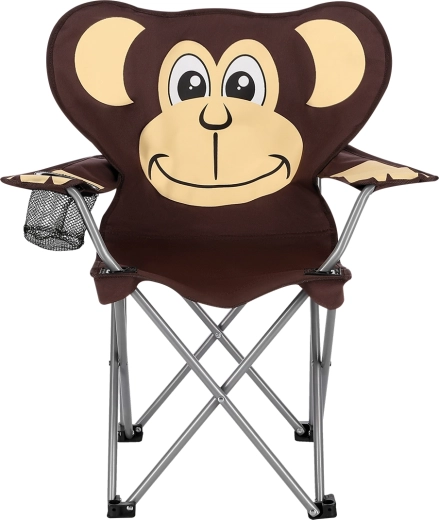 Kids’ Folding Camping Chair NILS Camp – Monkey