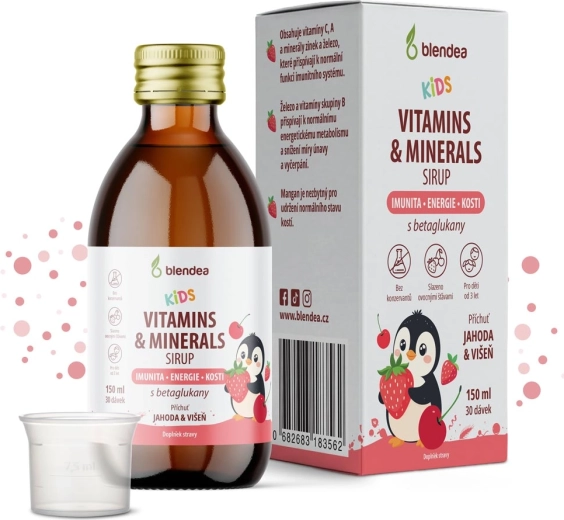 Blendea KIDS сироп с витамини, минерали и бета-глюкани 150 ml