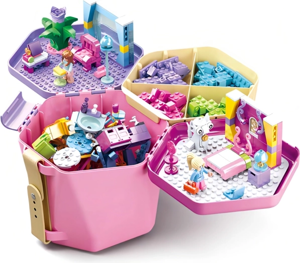 Sluban кофа с кубчета розова