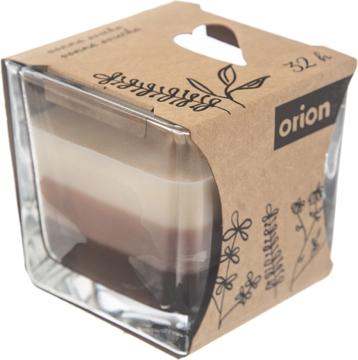 Scented candle in a glass jar Louka Vanilla