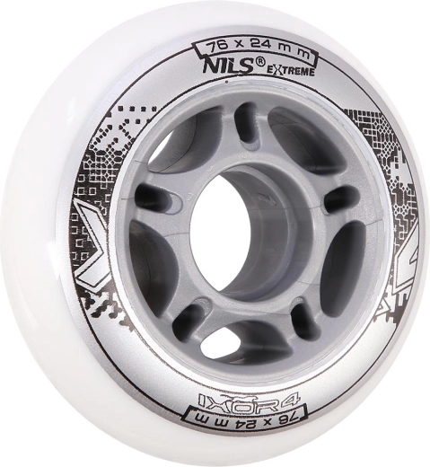NILS EXTREME PU Wheels 76 × 24 white (set of 4)