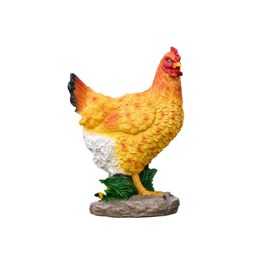 Decorative hen figurine 22 × 13 × 28 cm