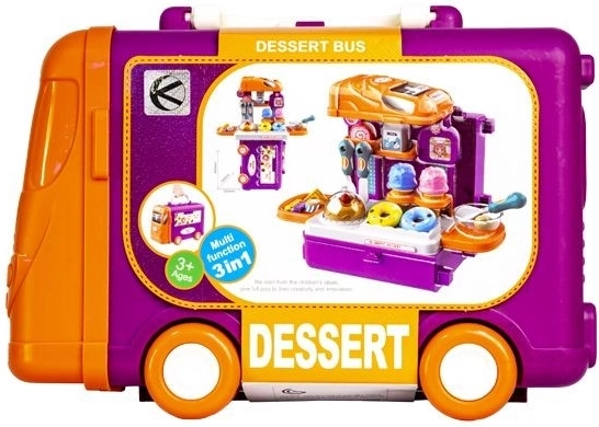 Children’s sweet shop in a wheeled suitcase - 1 piece
