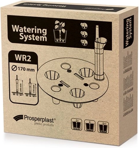 ROUND WR2 Irrigation System for Round Flowerpots with Water Level Indicator