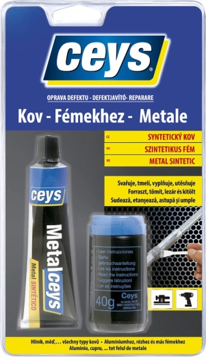 Metal-filled filler 40 ml + 40 g CEYS