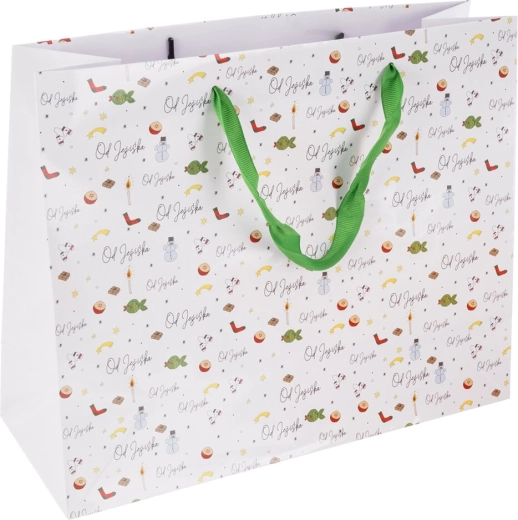 Gift paper bag “From Santa” 32 × 12 × 26 cm
