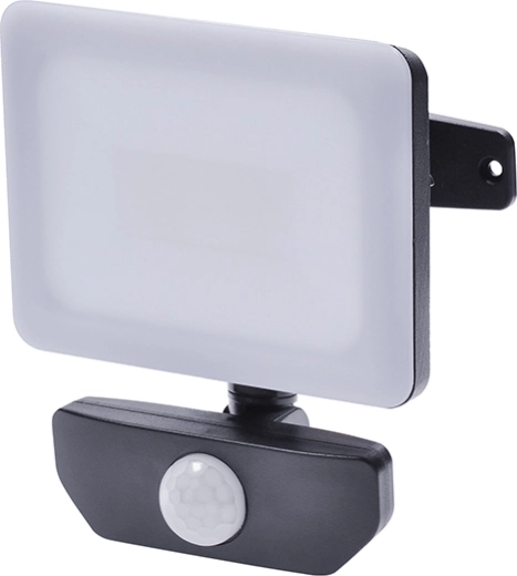Solight LED прожектор Quick с датчик за движение 10 W, 850 lm, 4000 K, IP44, черен