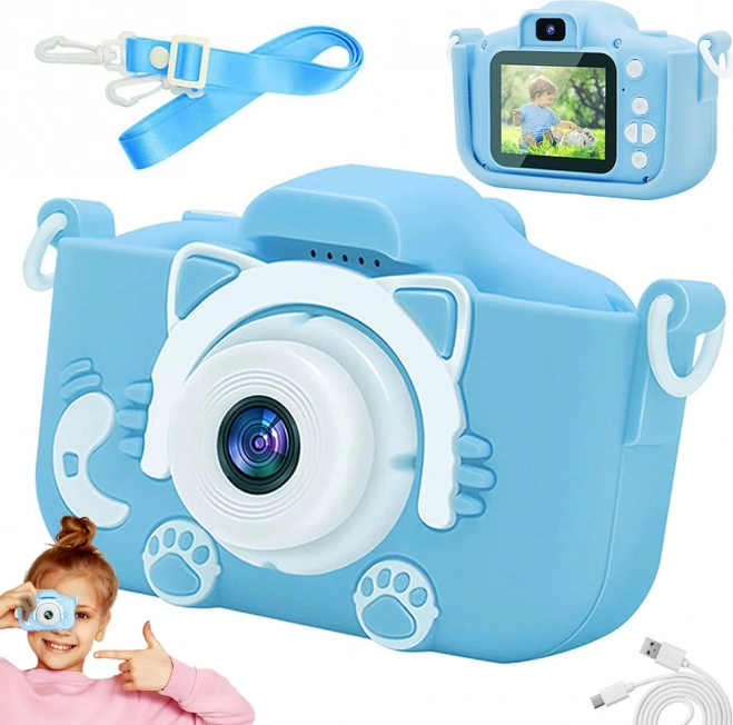 Дигитален фотоапарат за деца с коте