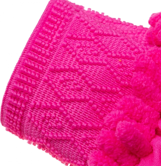 Микрофибърна миеща ръкавица за автомобил – тъмнорозова