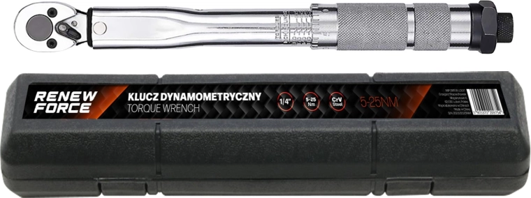 RENEW FORCE 1/4" Torque Wrench 5–25 Nm