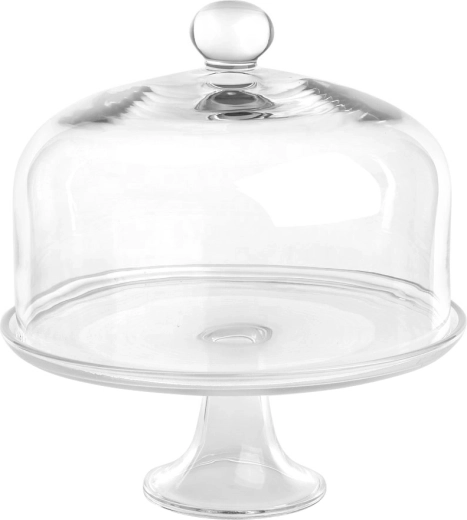 Serving cake stand with dome lid 30 cm