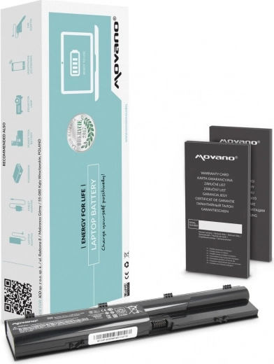 Movano PR06 battery for HP ProBook 4330s, 4530s, 4535s and 4540s, 4400 mAh (48 Wh)