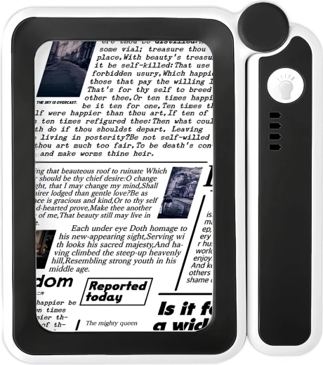 Rechargeable Magnifying Glass with LED Lighting Renew Force