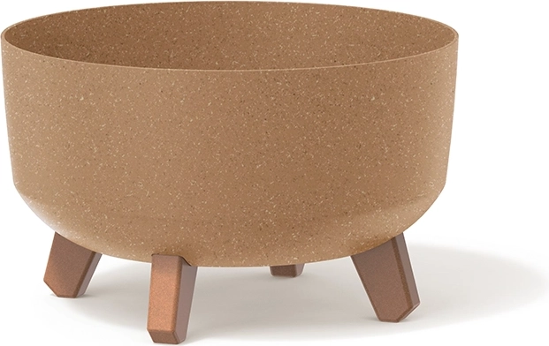 Planter Gracia Low Eco Wood 28.5 cm – natural naturo