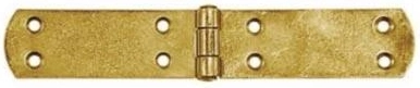 French hinge 140 × 33 × 2.5 mm, yellow zinc-plated steel