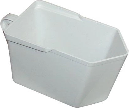 Plastic kitchen cabinet bin 10 × 12 × 19.5 cm, white