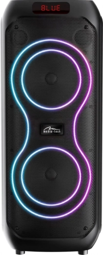 Bluetooth парти високоговорител MEDIA-TECH Power Audio Max MT3185, 120 W RMS, караоке, TWS, FM, USB-C