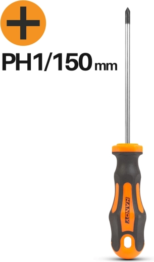 Кръстата отвертка PH1, 150 мм