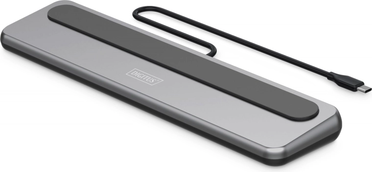 USB‑C докинг станция с 12 порта 8K/30 Hz с HDR, 3 монитора MST, HDMI, DisplayPort, USB‑C 3.2 Gen2, Gigabit Ethernet, SD/microSD, PD 100 W