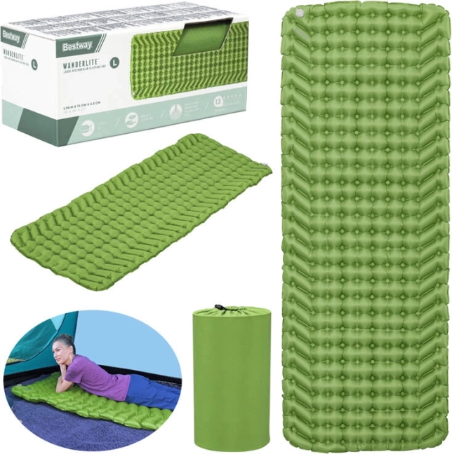 Надуваема постелка BESTWAY WanderLite Large 198 × 71 cm