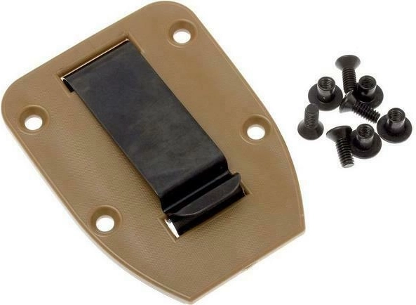 Скоба ESEE Clip Plate за кобури 3 и 4, кафява