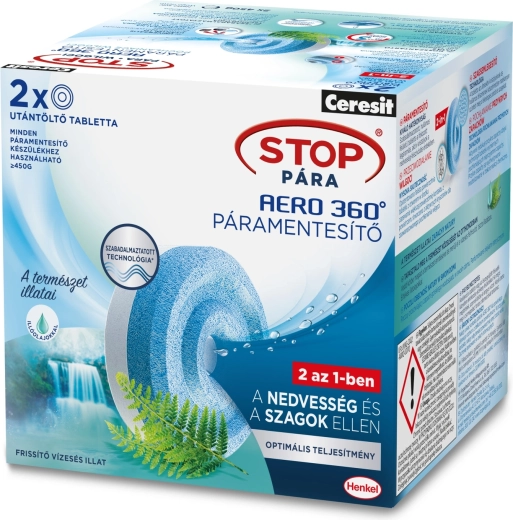 Ceresit Stop Moisture Aero 360° Fresh Waterfall Refill Tablets 2 × 450 g