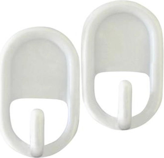 Plastic self-adhesive hooks Toro, 2 pcs