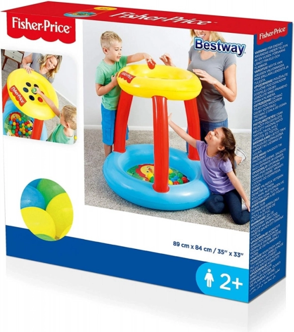 Надуваем басейнче с навес Fisher-Price