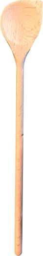Round wooden spoon with corner, 29.5 cm, beech wood