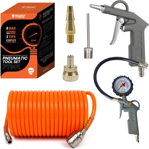Renew Force 6-in-1 Pneumatic Tool Set