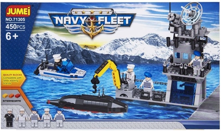Конструктор Jumei Navy Fleet – военноморски флот 450 части