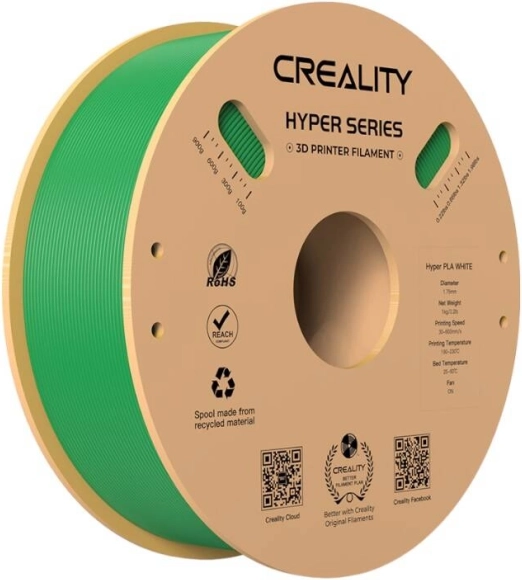 Филамент CREALITY Hyper PLA зелен 1,75 mm, 1 kg